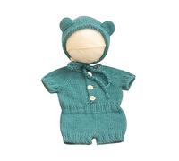 Cute Newborn Bear Photography Outfit Romper & Hat Set Lovely Costume for Memorable Moments for Boys Girls Baby Costume Props for Newborns Baby Outfit Set