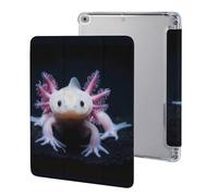 Cute Newt Axolotl Case Compatible for IPAD 2017/2018/Air1/Air2 (9.7in) Tablet Cases Protective Stand Cover