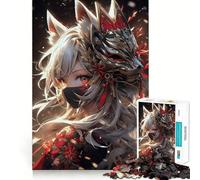 Cute Ninja Assassin Siren for Adults 1000 Piece Jigsaw Puzzle DownTime Game Indoor Play Fun Challenge Wall Accent (38x52cm)