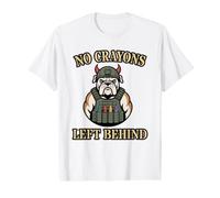 Cute NO Crayons Left Behind Jarhead Dog Squad Military Corps Value Graphic T-Shirt