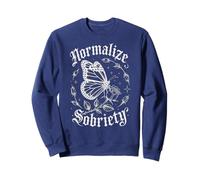 Cute NORMALIZE SOBRIETY Sober Matters AA Support Recovery Sweatshirt