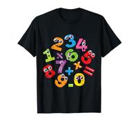 Cute Numbers Math Symbols Funny Maths Day Numbers Day T-Shirt