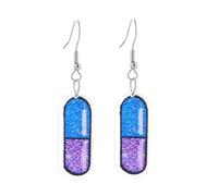 Cute Nurse Earrings Stethoscope Pills Medical Board Drop Dangle Earrings Acrylic Creative Doctor Nurse Earrings for Women Girl, Acrylic, No Gemstone