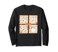 Cute Nurse Ghosts Halloween Healthcare Theme Long Sleeve T-Shirt