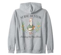 Cute Nurse Mentor Preceptor Appreciation Goose Zip Hoodie
