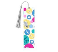 Cute Nurse Print 5pcs Wooden Bookmarks with Tassels, Reading Page Markers Book Marks, Gifts for Men Women
