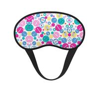 Cute Nurse Print Blackout Sleep Mask - Side Sleeper Eye Cover, Soft Comfort, Perfect for Travel, Meditation