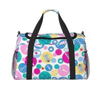 Cute Nurse Print Everyday Use Travel Duffle Bag Large Capacity Travel Bag Stylish Functional Bag, Black, One Size