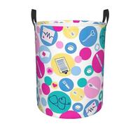 Cute Nurse Print Laundry Hamper Basket Tall Laundry Basket, Hamper For Blanket Storage For Bedroom
