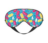 Cute Nurse Print Sleep Mask for Women Men, Comfortable Eye Mask for Travel, Nap or Night Sleep