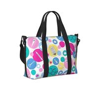Cute Nurse Print Travel Duffle Bag,Handheld Shoulder Weekender Overnight Bag for Travel,Gym,Yoga