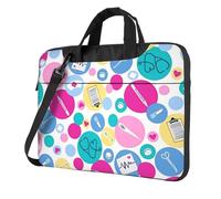 Cute Nurse Printed Laptop Case, Waterproof Laptop Sleeve, Funny Laptop Carrying Case,15.6In