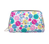 Cute Nurse Printed Zippered Toiletry Bag, Wide Open Storage Case for Personal Care Items and Cosmetics