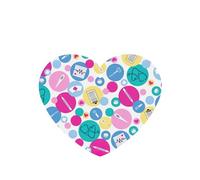 Cute Nurse Printing 10 Pcs Car Air Freshener Fragrant Sheets,Car Hanging Accessories With Strings For Decor