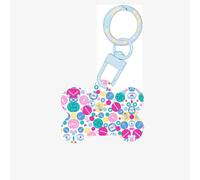 Cute Nurse Printing Acrylic Dog Bone Ornament,Dog Tags Personalized Pet Ornament, Key Chain Bone Shaped Id Tags