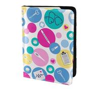 Cute Nurse Printing Passport Holder, Travel Essentials,Card And Passport Anti Theft Wallet,Sized To Fit All Standard Passports