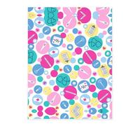 Cute Nurse Printing Stylish Crystal Stickers,Resin Aesthetic Stickers for Laptop,Skateboard,Water Bottle,Scrapbook