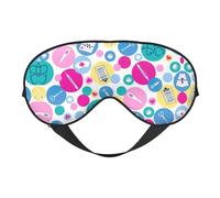 Cute Nurse Super Soft and Comfortable Eyeshade with Adjustable Strap Zero Eye Pressure Eye Cover