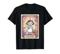 Cute Nurse Tarot Halloween - Funny Magical Nurse Costume T-Shirt