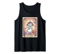 Cute Nurse Tarot Halloween - Funny Magical Nurse Costume Tank Top