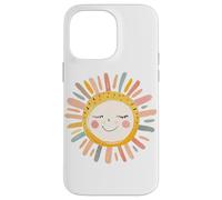 Cute Nursery Art | Smiling Sun Illustration Case for iPhone 14 Pro Max