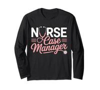 Cute Nursing Case Management Heart RN Nurses Case Manager Long Sleeve T-Shirt