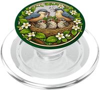 Cute Nuthatch in the Nest Bird Watcher Spring Songbird PopSockets PopGrip for MagSafe