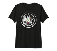 Cute Occult Cat Meow Mystic Esoteric Spiritual Witchcraft Premium T-Shirt