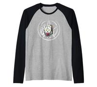 Cute Occult Cat Meow Mystic Esoteric Spiritual Witchcraft Raglan Baseball Tee