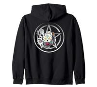 Cute Occult Cat meow Mystic esoteric spiritual witchcraft Zip Hoodie