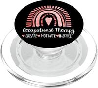Cute Occupational Therapy Create Motivate Inspire PopSockets PopGrip for MagSafe