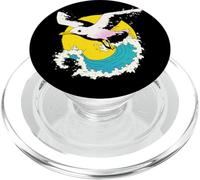 Cute Ocean Birds Lover Seagull Coastal Animals Sea Bird Art PopSockets PopGrip for MagSafe