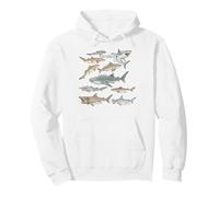 Cute Ocean Life Exploration Outfits for Kids Shark Pullover Hoodie