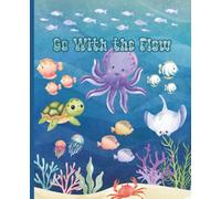 Cute Ocean-Themed Composition Notebook for Kids - 7.5x9.25 Wide Ruled School Journal for Girls and Boys | Underwater-Themed Gift | Sea Creatures Notebook