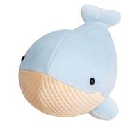 Cute Ocean Whale Plush Toy - Soft Humpback Orca Stuffed Animal, Comforting Cloth Doll for Children, Marine Life Nursery Decor, Birthday Gift, Blue
