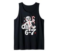 Cute Oh 67 Snap Gingerbread Cookie Meme Gen Alpha Six Seven Tank Top