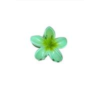 Cute Ombre Flower Design Hair Clips Fashionable Hair Claws Headwear with Tiny Pins (Light Green)