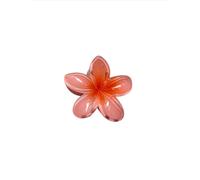 Cute Ombre Flower Design Hair Clips Fashionable Hair Claws Headwear with Tiny Pins (Peach)