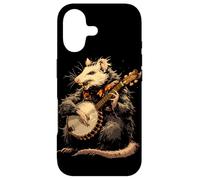 Cute Opossum Playing Banjo Cottagecore Possum Case for iPhone 17