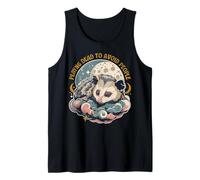 Cute Opossum Playing Dead to Avoid People I Love Opossums Tank Top