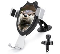 Cute Otter Car Phone Mount Universal Auto Phone Holder Adjustable Cellphone Car Mount 360° Rotation, Dashboard & Windshield & Air Vent Strong Suction Cup Phone Stand Compatible with All Smartphones