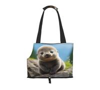Cute Otter Dog Purse Carrier,Pet Tote Bag, Bag for Small Dogs Cats Puppy