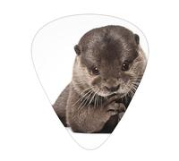 Cute Otter Guitar Paddle 12 Pack Guitar Pickup Suitable For Playing Acoustic Guitars, Electric Guitars, Etc.