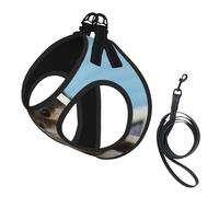 cute otter print Dog Harness, 2X Buckle,Dog Vest,No Pulling Front Leash Clip,for Small Medium Dogs
