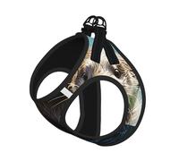 Cute Otter Print Dog Harness,Pet Leash Vest,Adjustable And Reflective Vest,For Small To Medium Dogs
