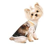 Cute Otter Print Dog Shirt Summer Pet T-Shirts Stretchy Cats Dogs Tee Shirt Sleeveless Tank Top Dog Vest