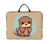 Cute Otter Print Notebook Bag Lightweight Waterproof Laptop Case Sleeve For School Office Travel