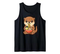 Cute Otter Ramen Lover Kawaii Animal Foodie Tank Top