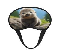 Cute Otter Sleep Eye Mask, Soft & Comfortable for Men, Women, Comfortable Sleep Mask