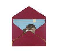 Cute Otter Thank You Card Envelope 4x6 Inch Wedding Baby Shower Thank You Bride Shower Business Birthday.